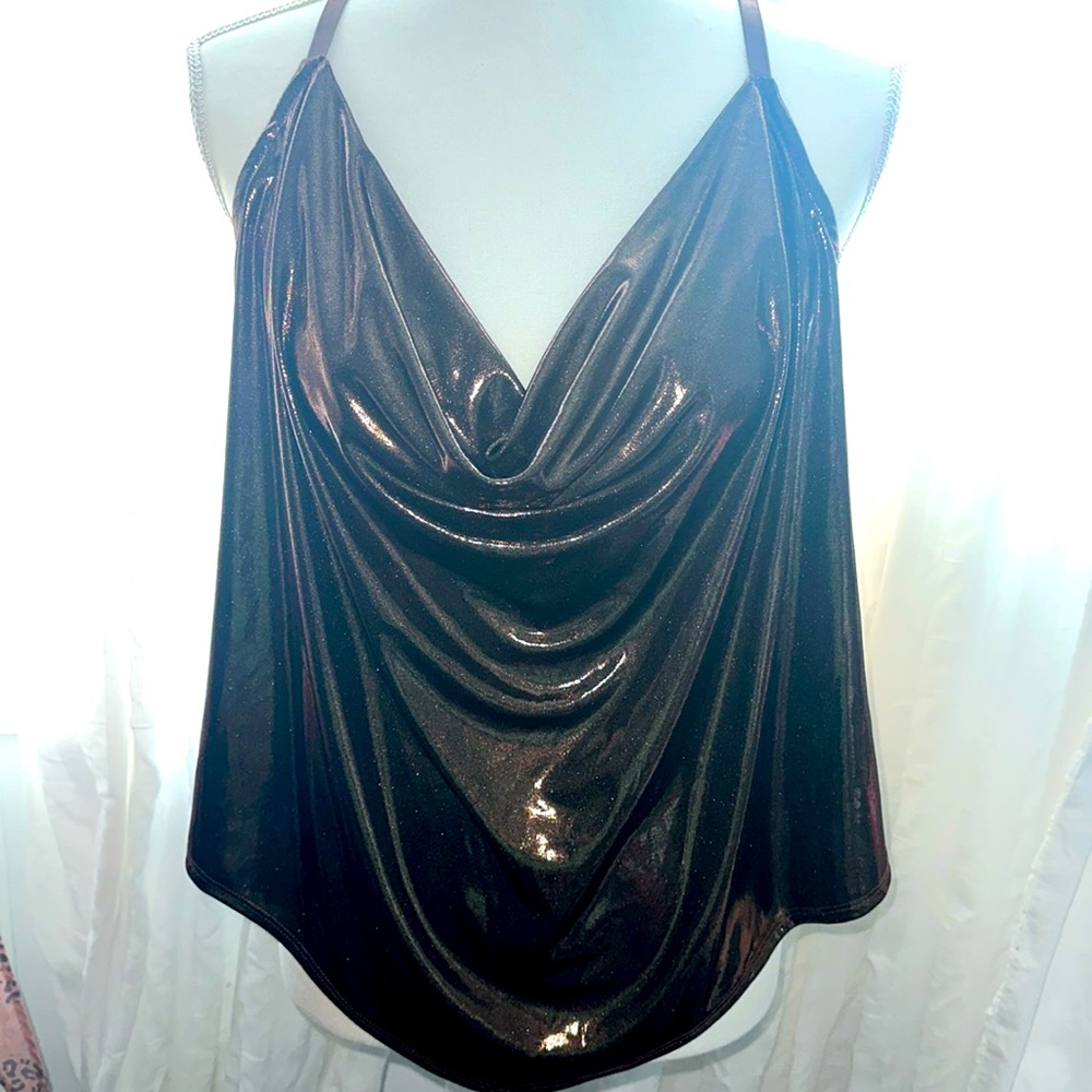 torrid gorgeous metallic tank